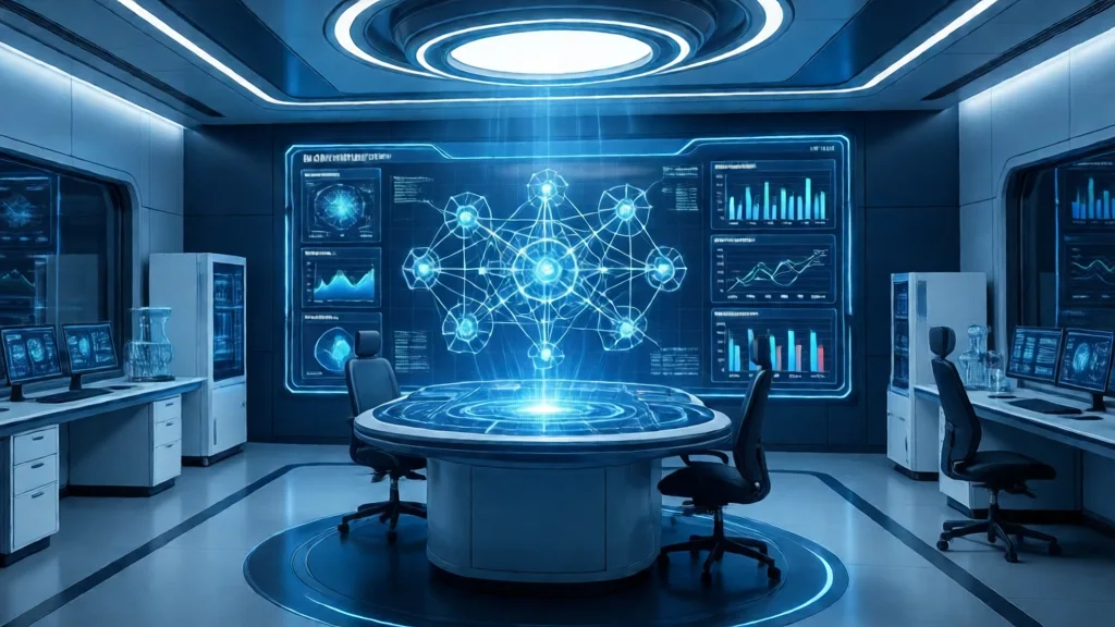 Laboratório de IA com hologramas de redes neurais e benchmarks