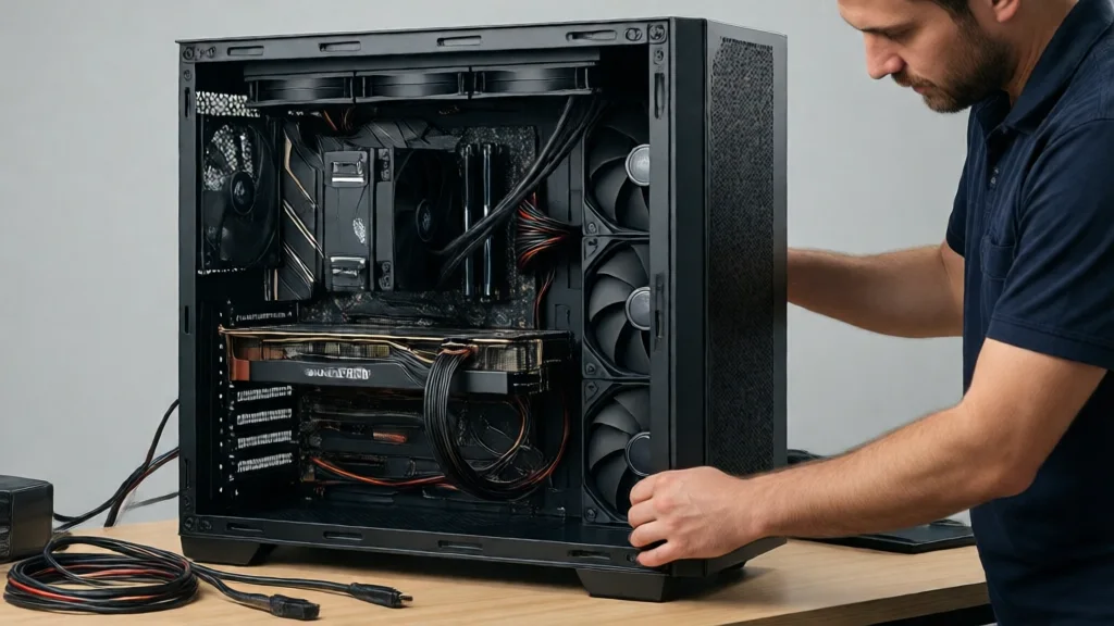 Posicionamento da GPU e circulação de ar no PC