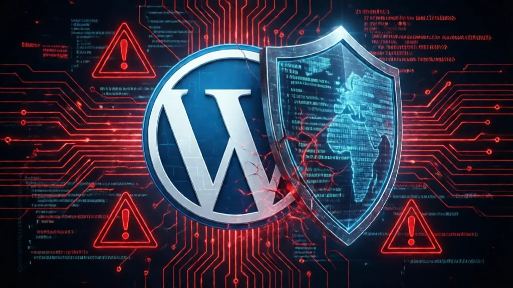 Visualização de comprometimento de segurança em plugin WordPress
